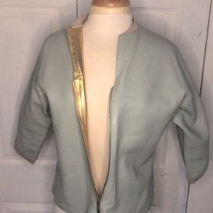 Women’s Soft Leather Reversible Jacket Size Small